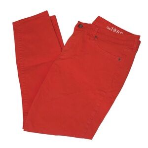 GAP 1969 Coral Legging Jeans Size 32/14